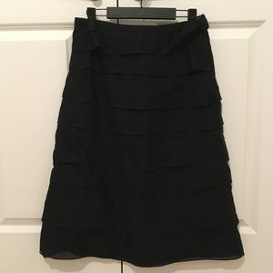 Max mara  Layered Black Skirt